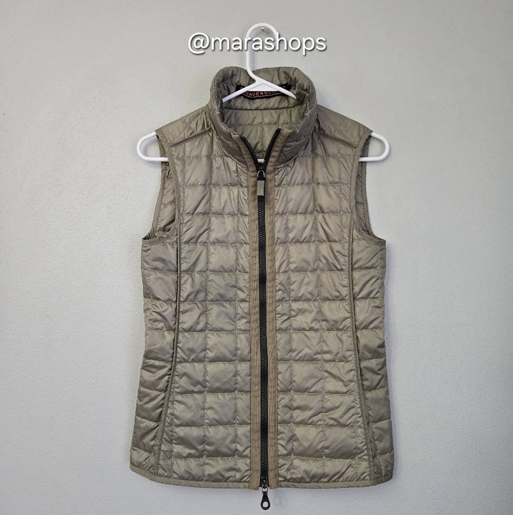 Frauenschuh Tan Quilted Zip Vest